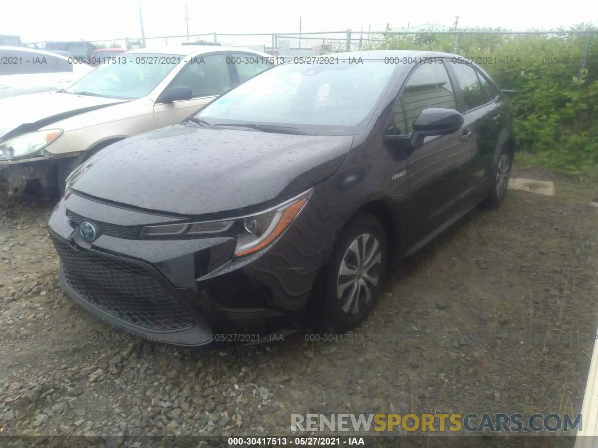 2 Photograph of a damaged car JTDEAMDE3MJ002941 TOYOTA COROLLA 2021