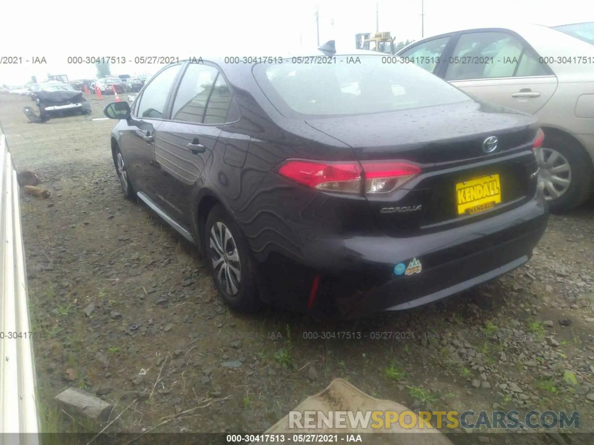 3 Photograph of a damaged car JTDEAMDE3MJ002941 TOYOTA COROLLA 2021