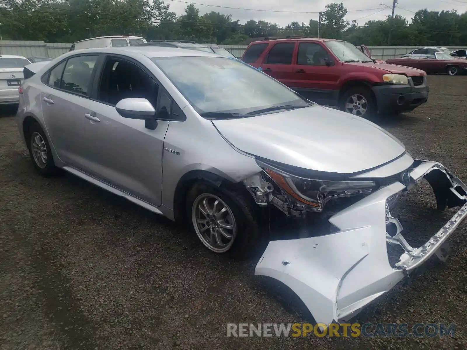 1 Photograph of a damaged car JTDEAMDE3MJ003166 TOYOTA COROLLA 2021