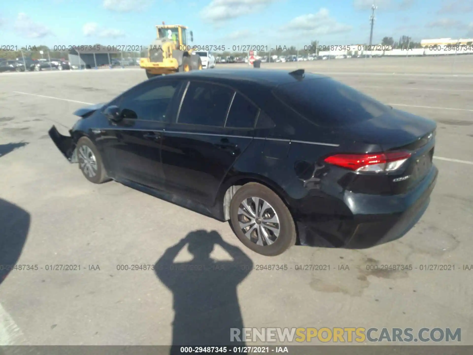 3 Photograph of a damaged car JTDEAMDE3MJ003488 TOYOTA COROLLA 2021