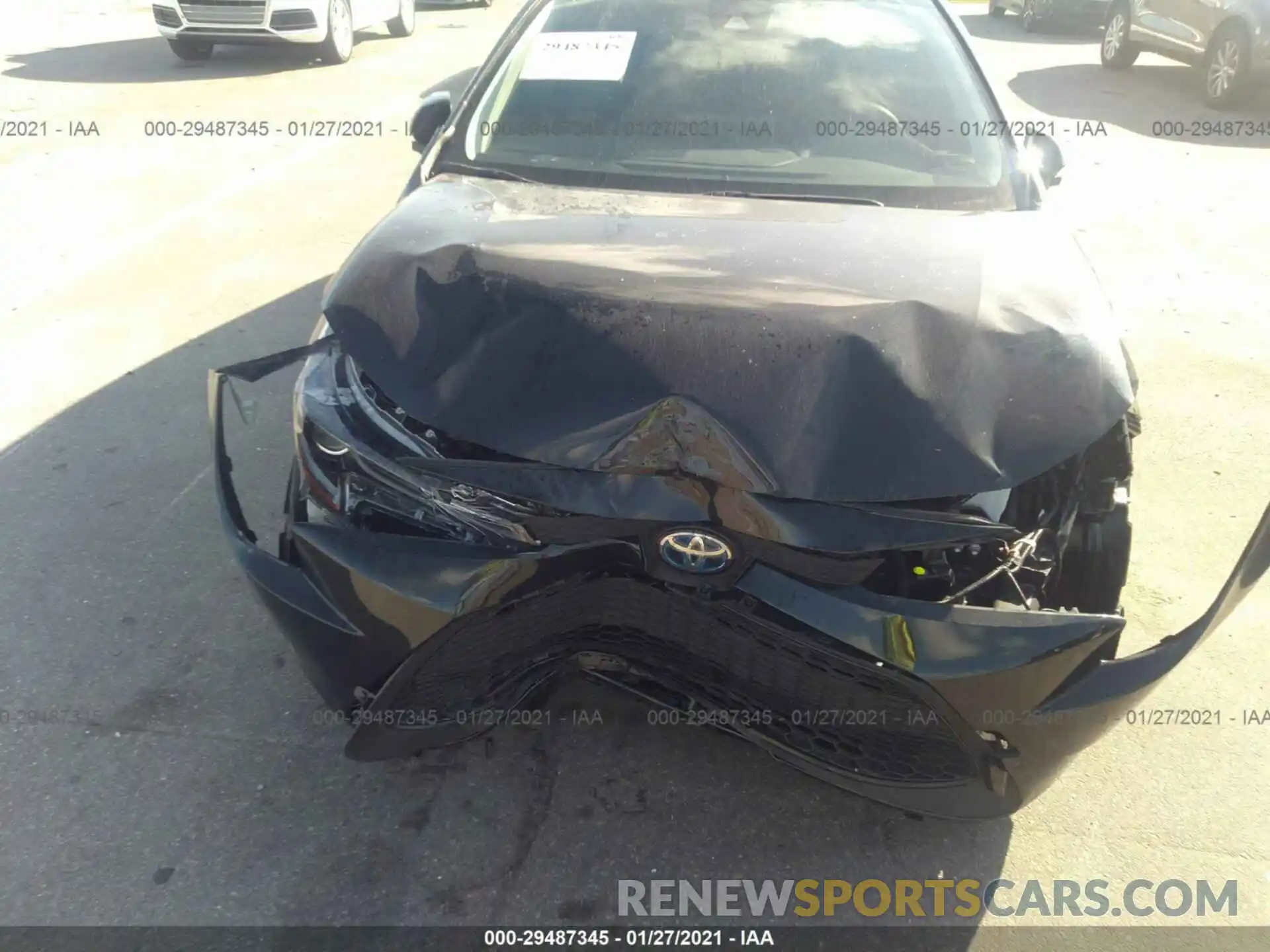 6 Photograph of a damaged car JTDEAMDE3MJ003488 TOYOTA COROLLA 2021