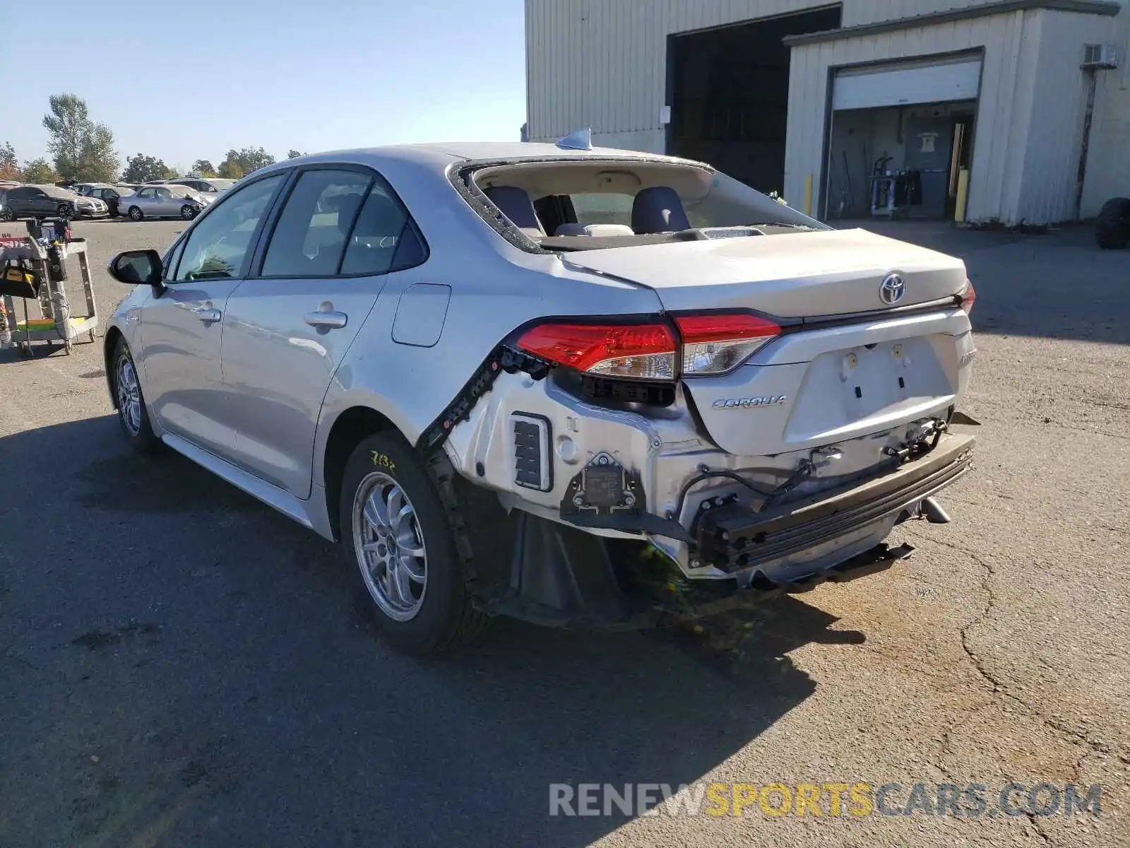 3 Photograph of a damaged car JTDEAMDE3MJ004902 TOYOTA COROLLA 2021