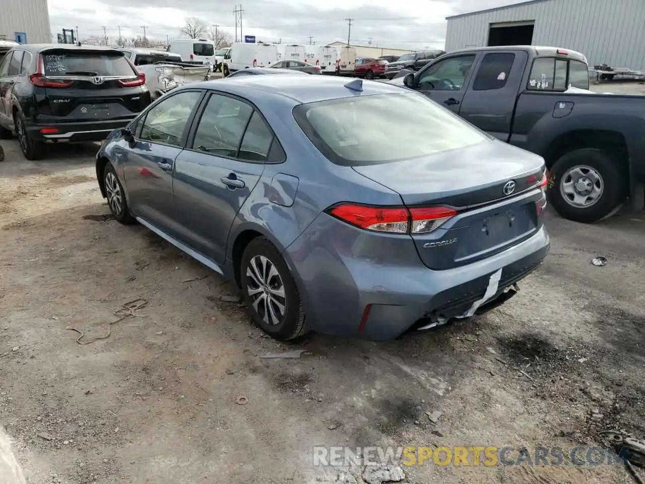 3 Photograph of a damaged car JTDEAMDE3MJ004916 TOYOTA COROLLA 2021