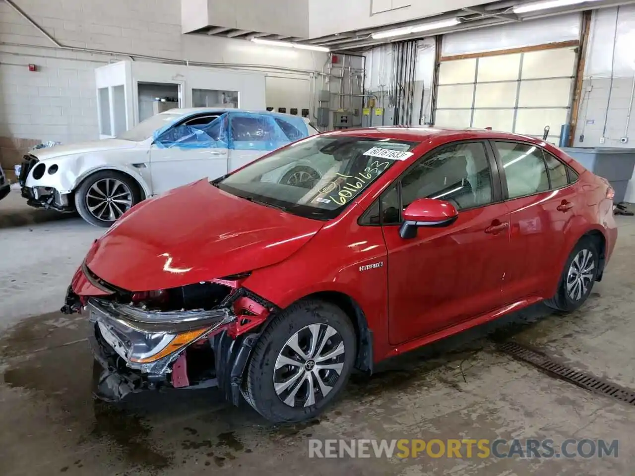 1 Photograph of a damaged car JTDEAMDE3MJ005273 TOYOTA COROLLA 2021