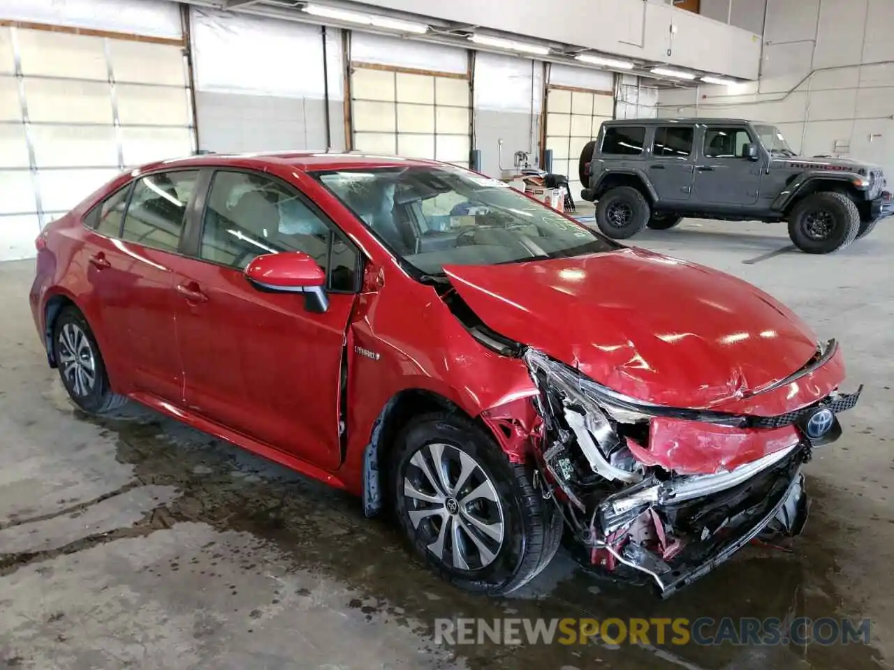 4 Photograph of a damaged car JTDEAMDE3MJ005273 TOYOTA COROLLA 2021