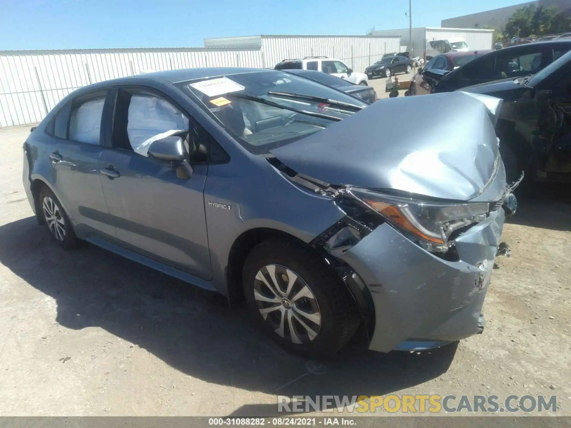 1 Photograph of a damaged car JTDEAMDE3MJ006584 TOYOTA COROLLA 2021