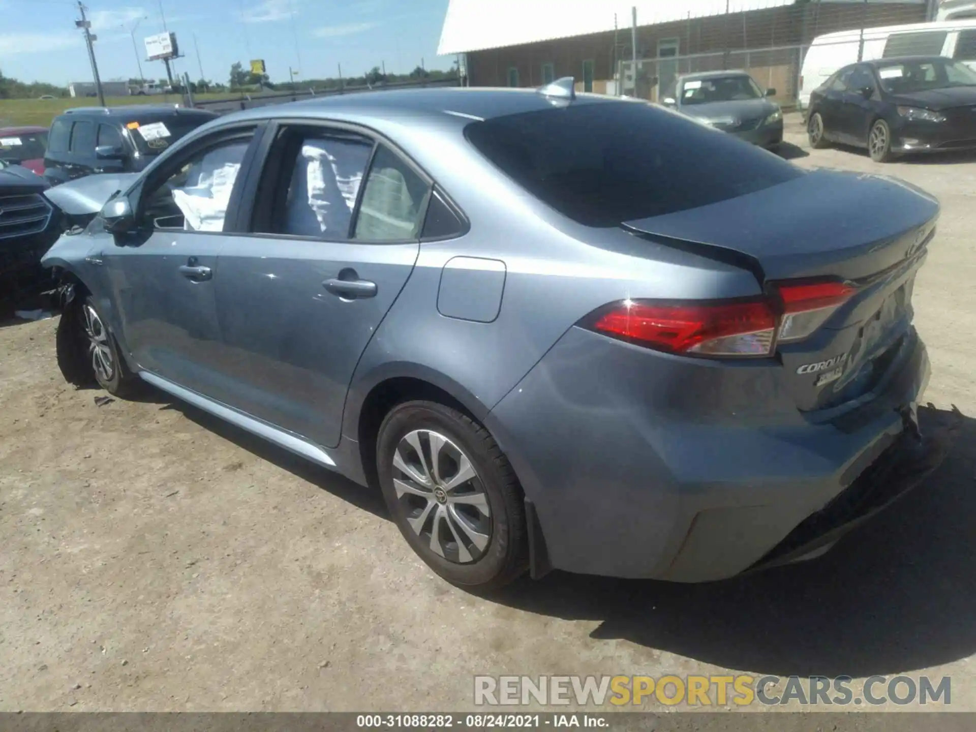 3 Photograph of a damaged car JTDEAMDE3MJ006584 TOYOTA COROLLA 2021