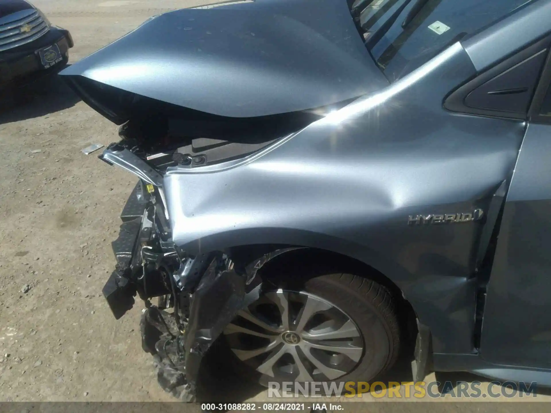 6 Photograph of a damaged car JTDEAMDE3MJ006584 TOYOTA COROLLA 2021