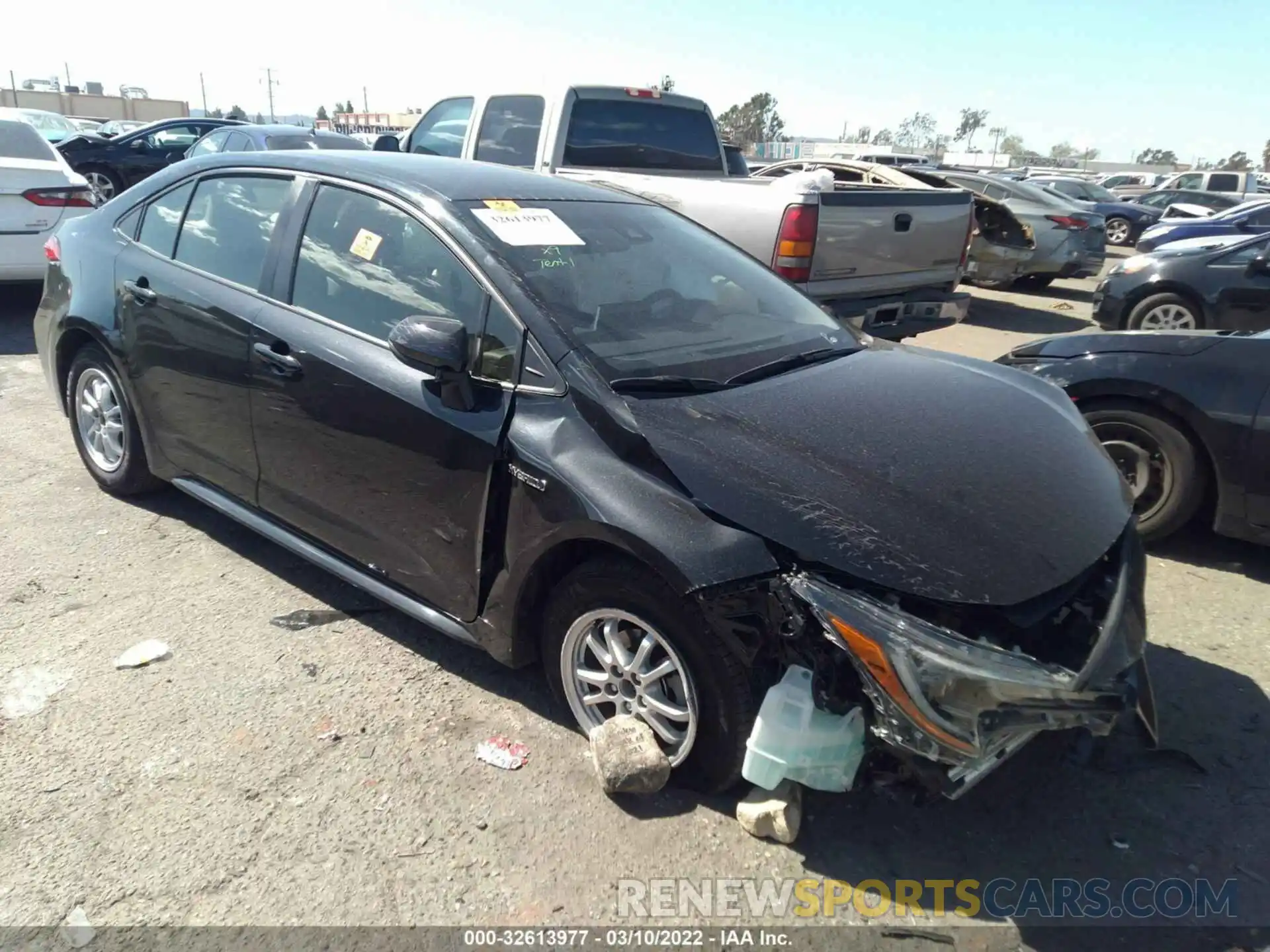 1 Photograph of a damaged car JTDEAMDE3MJ006648 TOYOTA COROLLA 2021