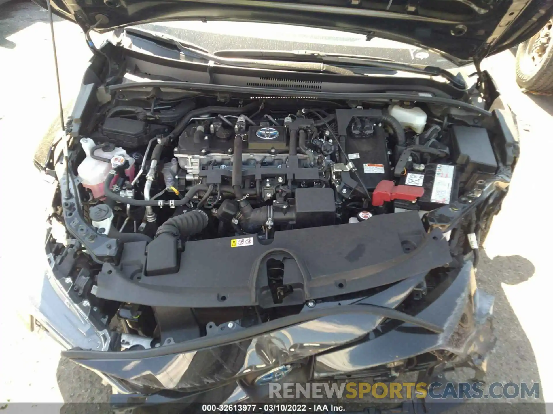 10 Photograph of a damaged car JTDEAMDE3MJ006648 TOYOTA COROLLA 2021