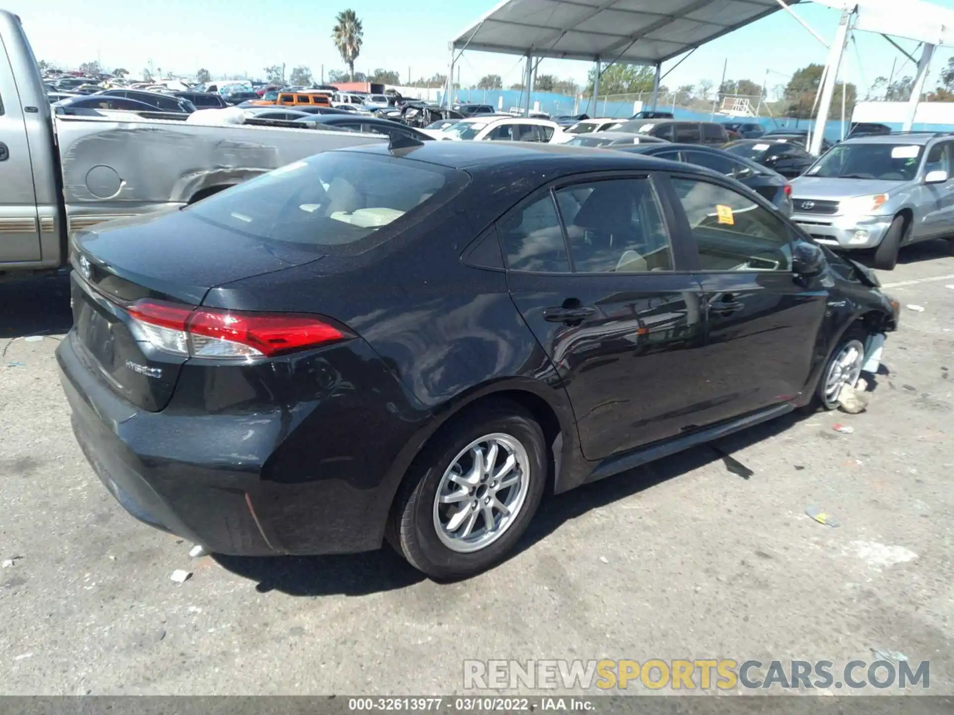 4 Photograph of a damaged car JTDEAMDE3MJ006648 TOYOTA COROLLA 2021