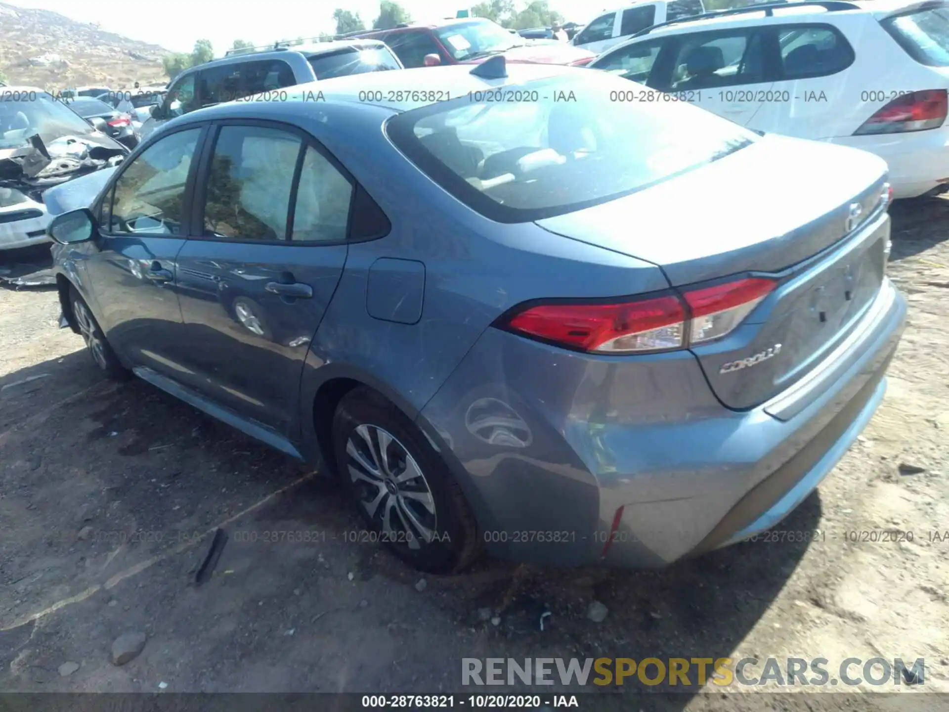 3 Photograph of a damaged car JTDEAMDE3MJ007864 TOYOTA COROLLA 2021