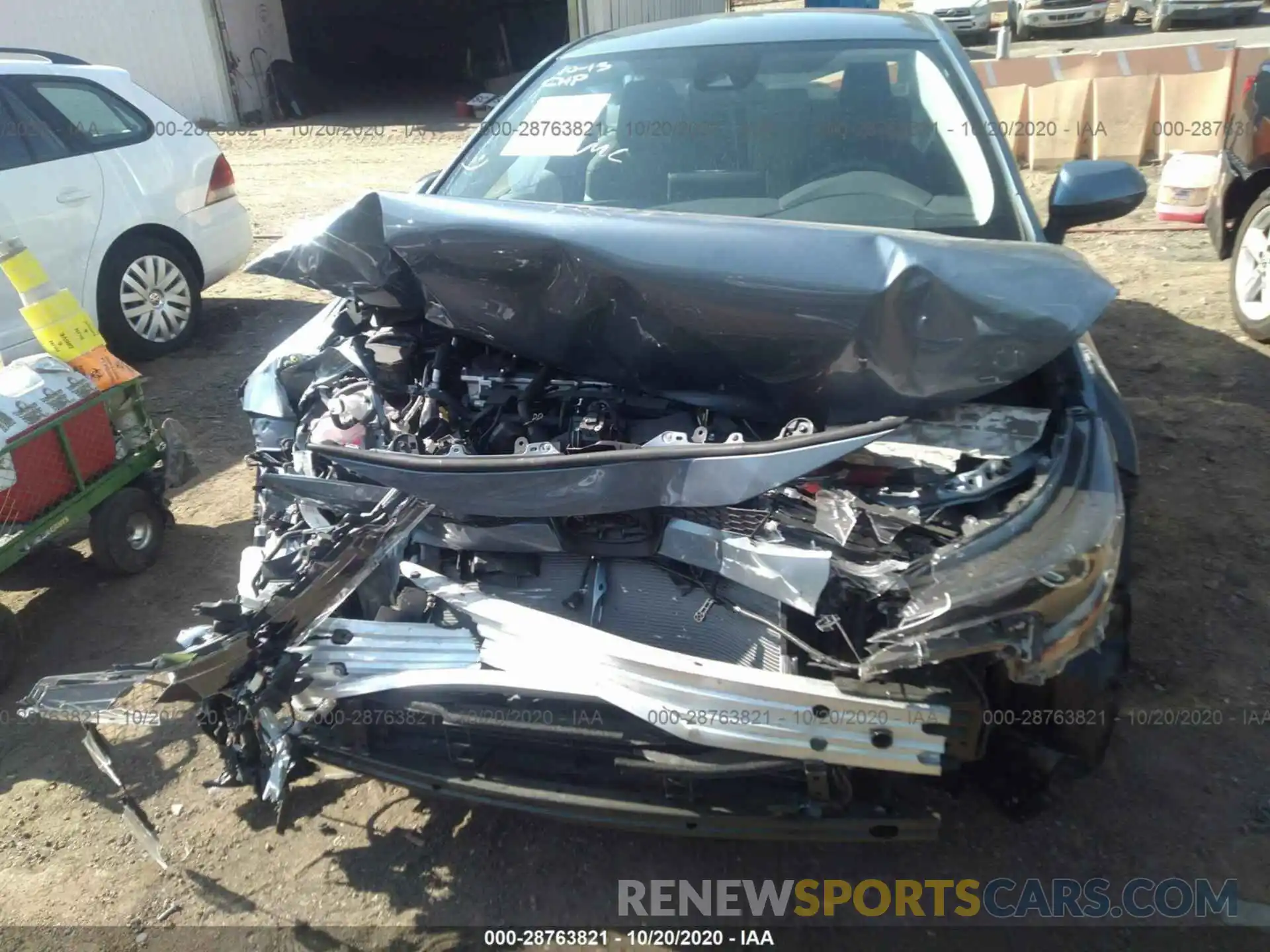 6 Photograph of a damaged car JTDEAMDE3MJ007864 TOYOTA COROLLA 2021