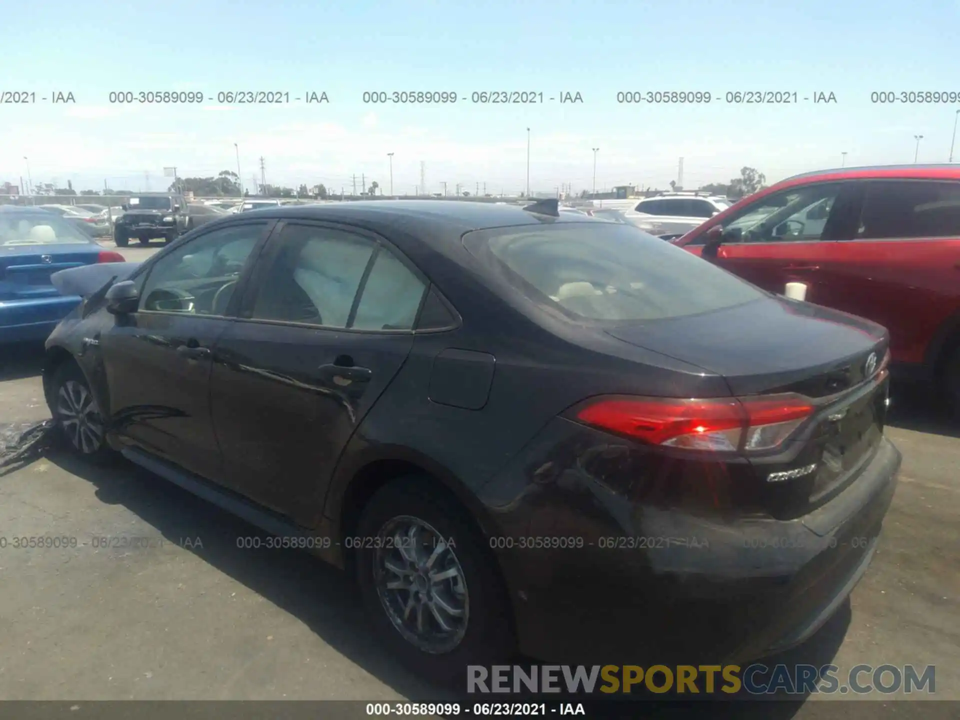 3 Photograph of a damaged car JTDEAMDE3MJ008187 TOYOTA COROLLA 2021