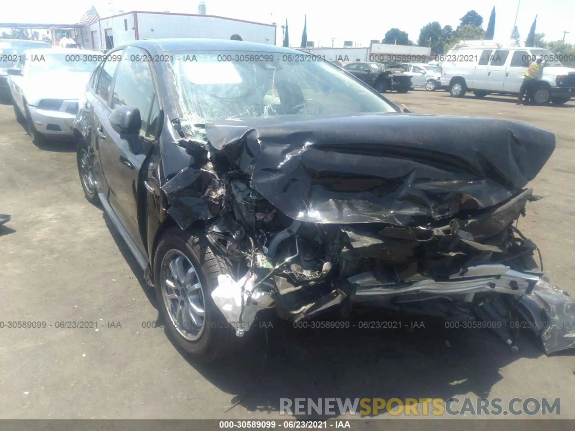 6 Photograph of a damaged car JTDEAMDE3MJ008187 TOYOTA COROLLA 2021