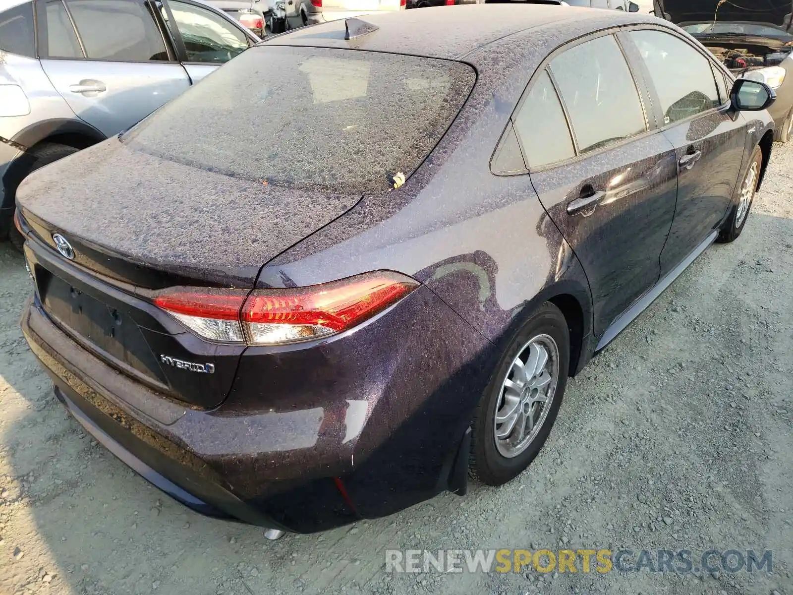 4 Photograph of a damaged car JTDEAMDE3MJ008464 TOYOTA COROLLA 2021