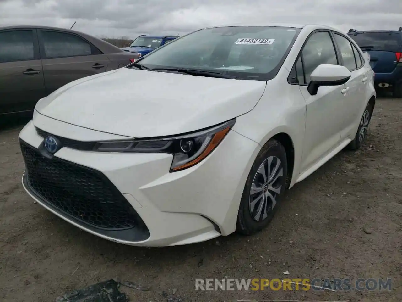 2 Photograph of a damaged car JTDEAMDE3MJ009310 TOYOTA COROLLA 2021