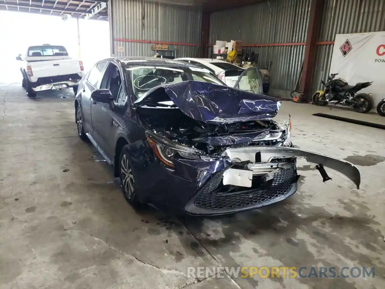 1 Photograph of a damaged car JTDEAMDE3MJ011042 TOYOTA COROLLA 2021