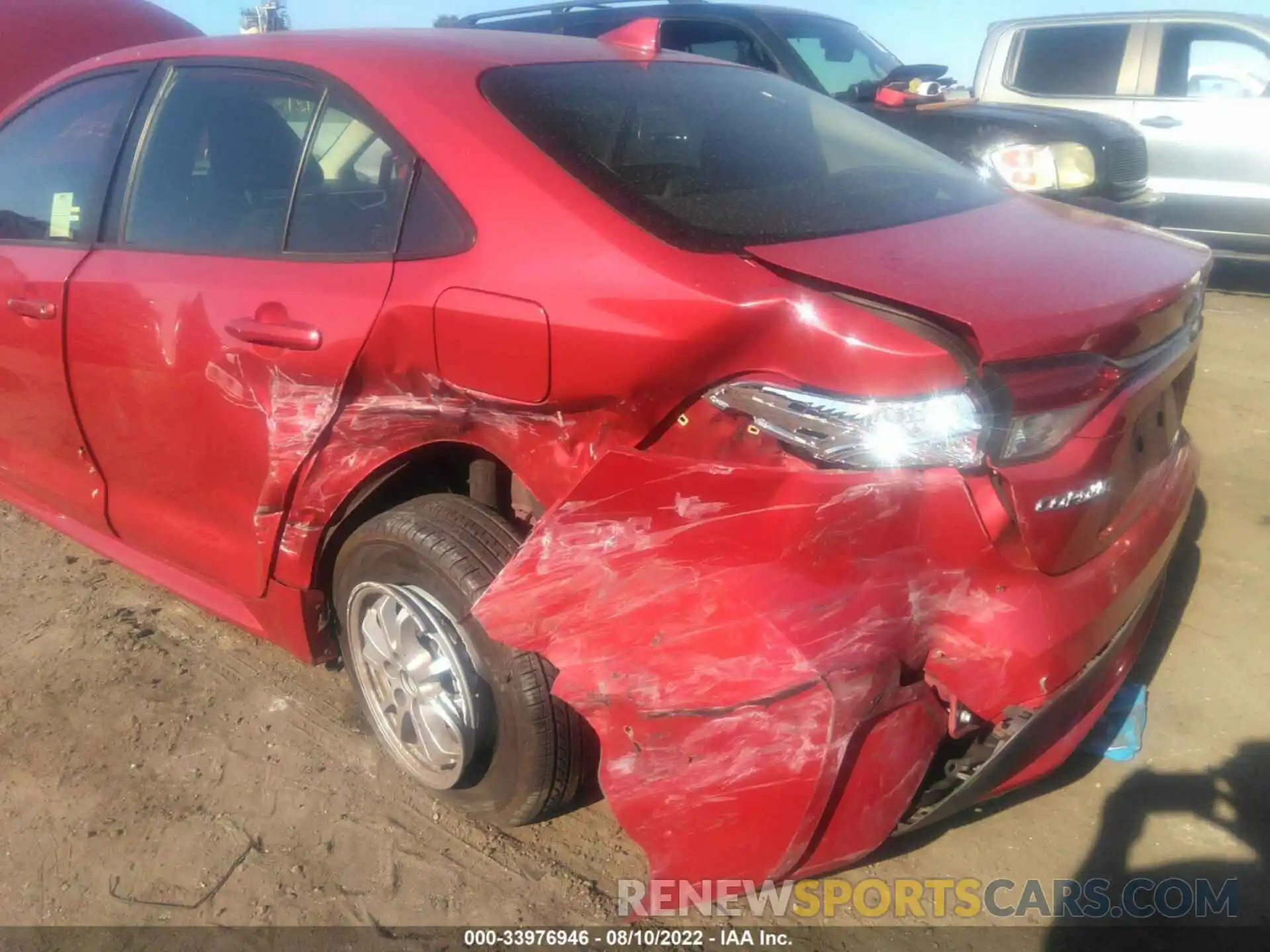 6 Photograph of a damaged car JTDEAMDE3MJ011137 TOYOTA COROLLA 2021