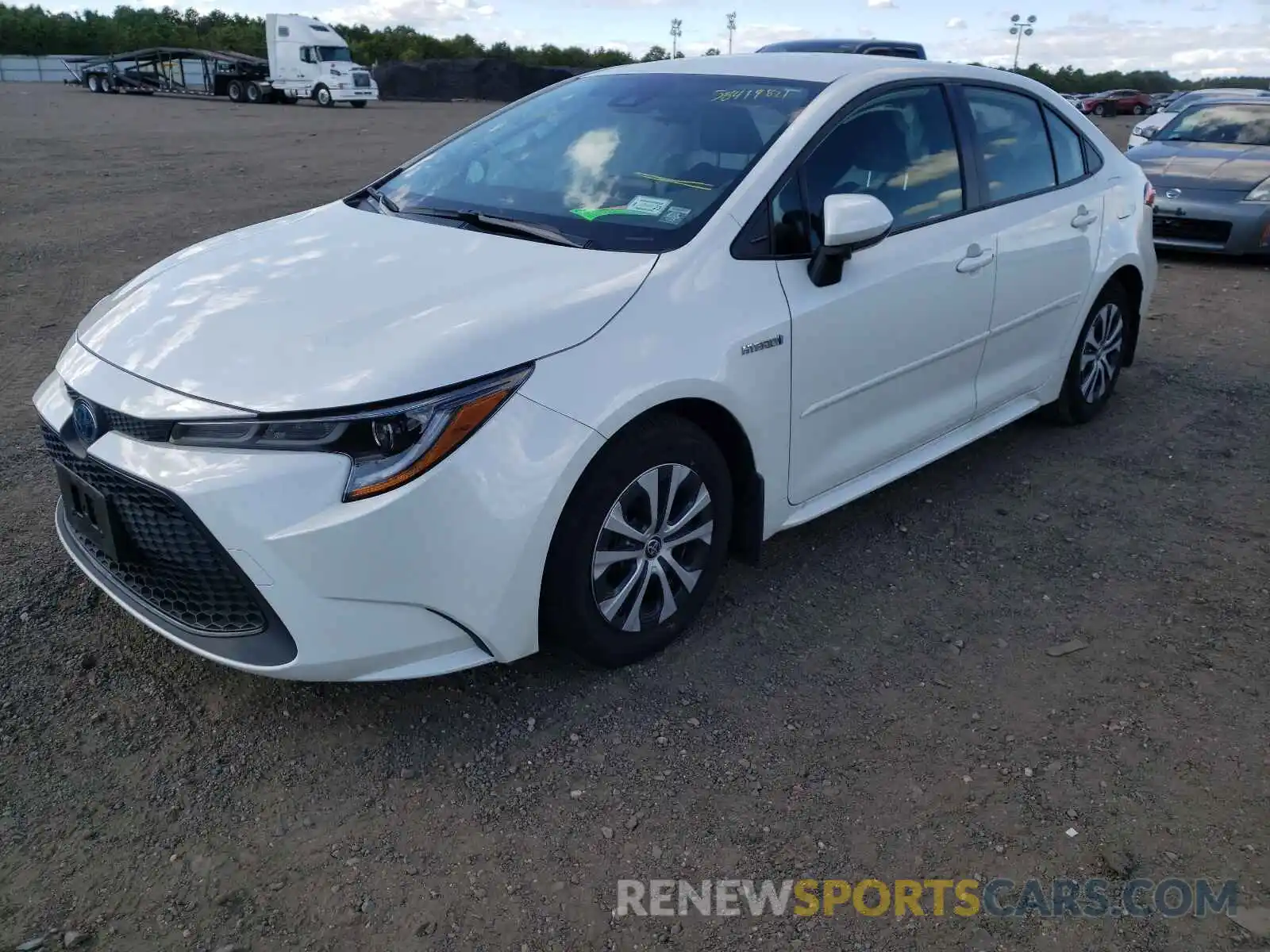 2 Photograph of a damaged car JTDEAMDE3MJ014569 TOYOTA COROLLA 2021