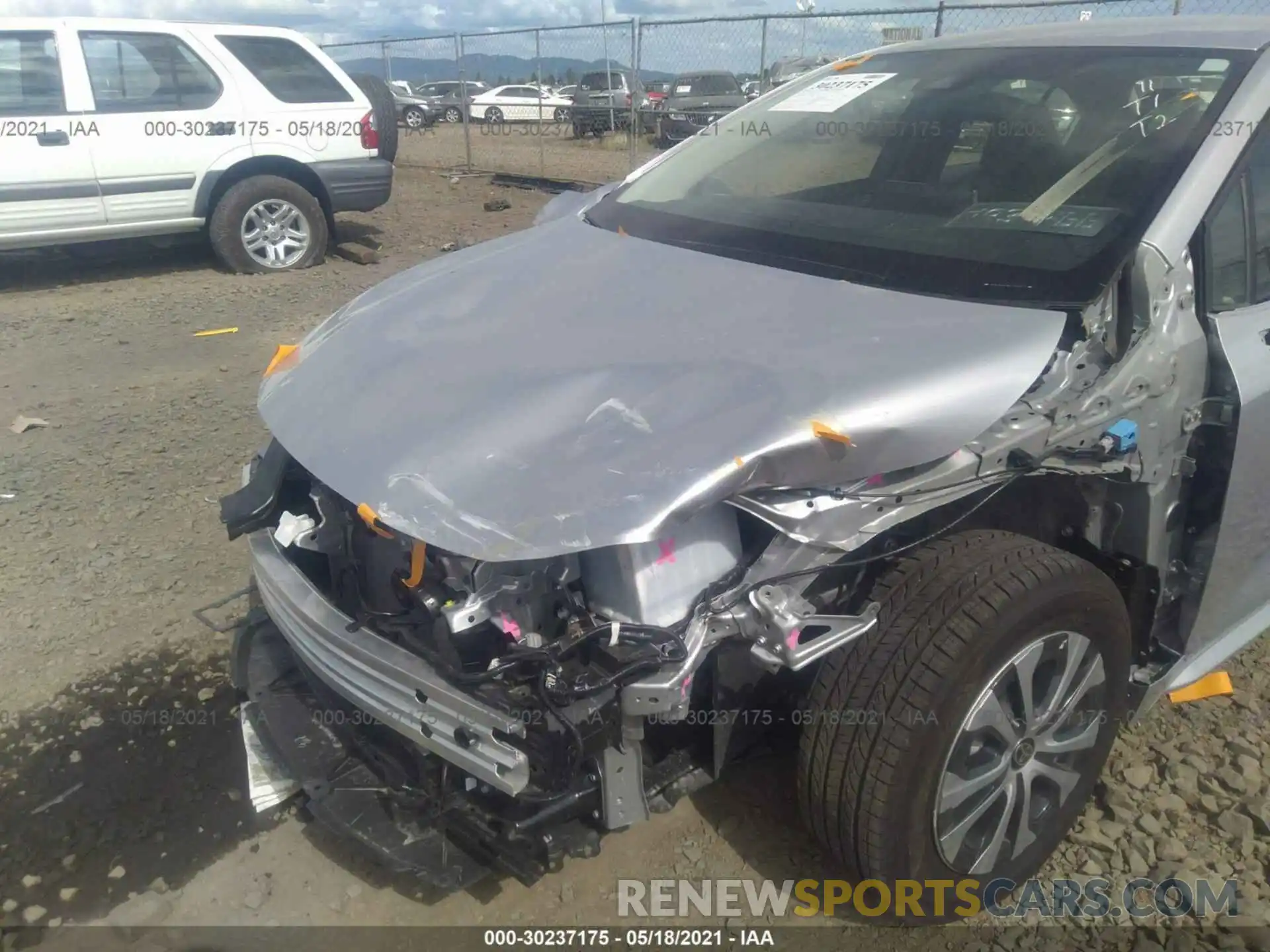 6 Photograph of a damaged car JTDEAMDE3MJ015317 TOYOTA COROLLA 2021