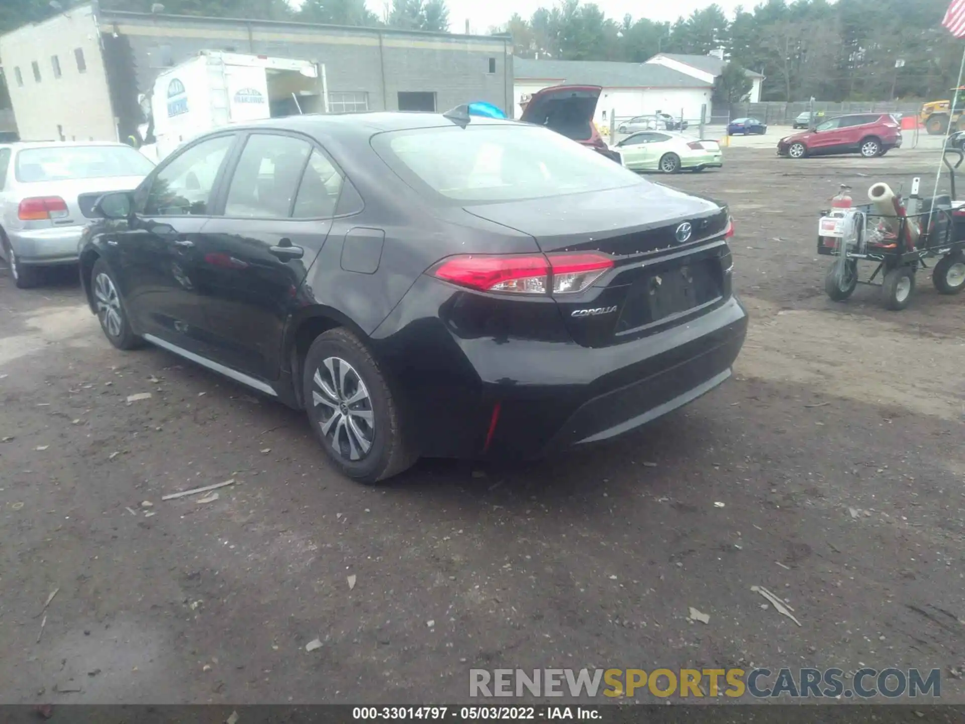 3 Photograph of a damaged car JTDEAMDE3MJ016239 TOYOTA COROLLA 2021