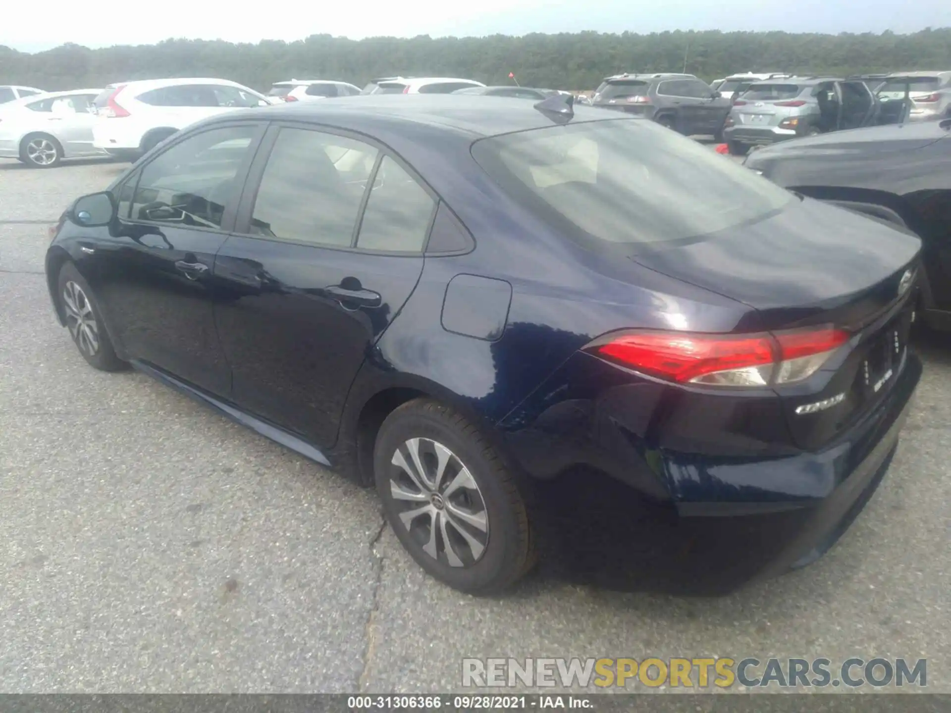 3 Photograph of a damaged car JTDEAMDE3MJ016287 TOYOTA COROLLA 2021