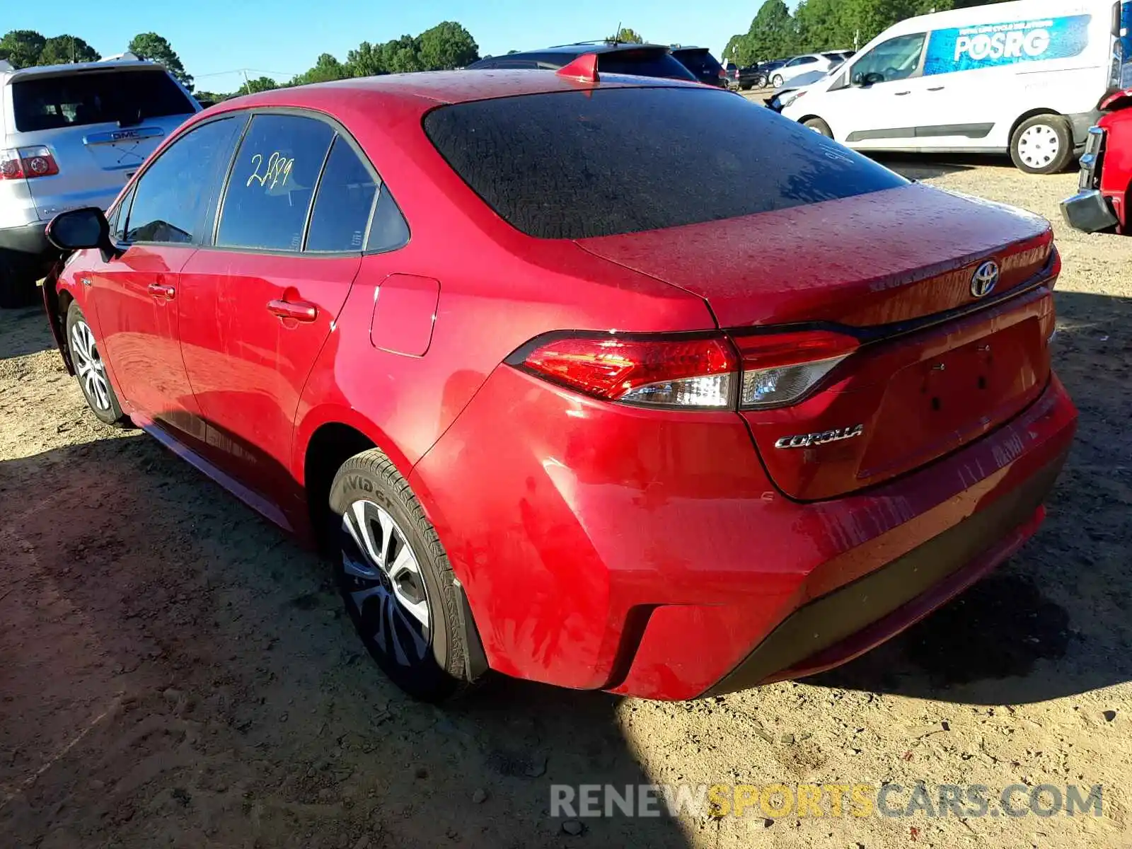 3 Photograph of a damaged car JTDEAMDE3MJ017424 TOYOTA COROLLA 2021