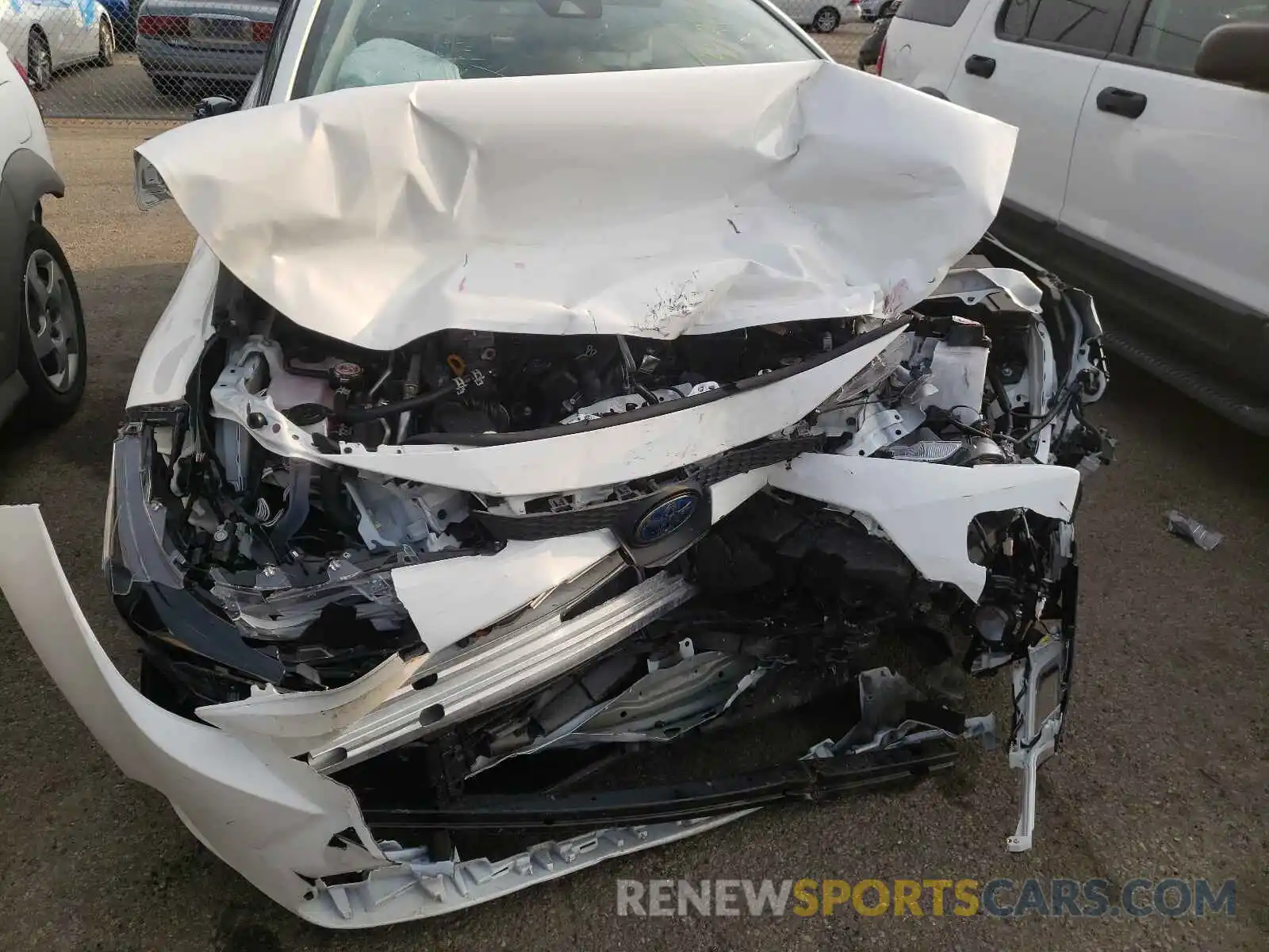 9 Photograph of a damaged car JTDEAMDE3MJ019027 TOYOTA COROLLA 2021