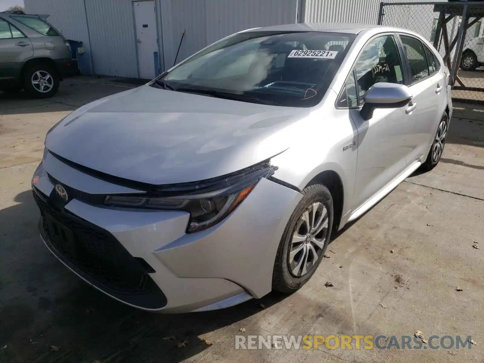 2 Photograph of a damaged car JTDEAMDE3MJ020419 TOYOTA COROLLA 2021