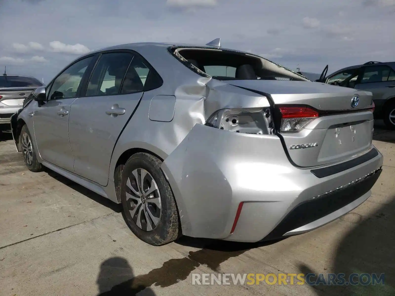 3 Photograph of a damaged car JTDEAMDE3MJ020419 TOYOTA COROLLA 2021