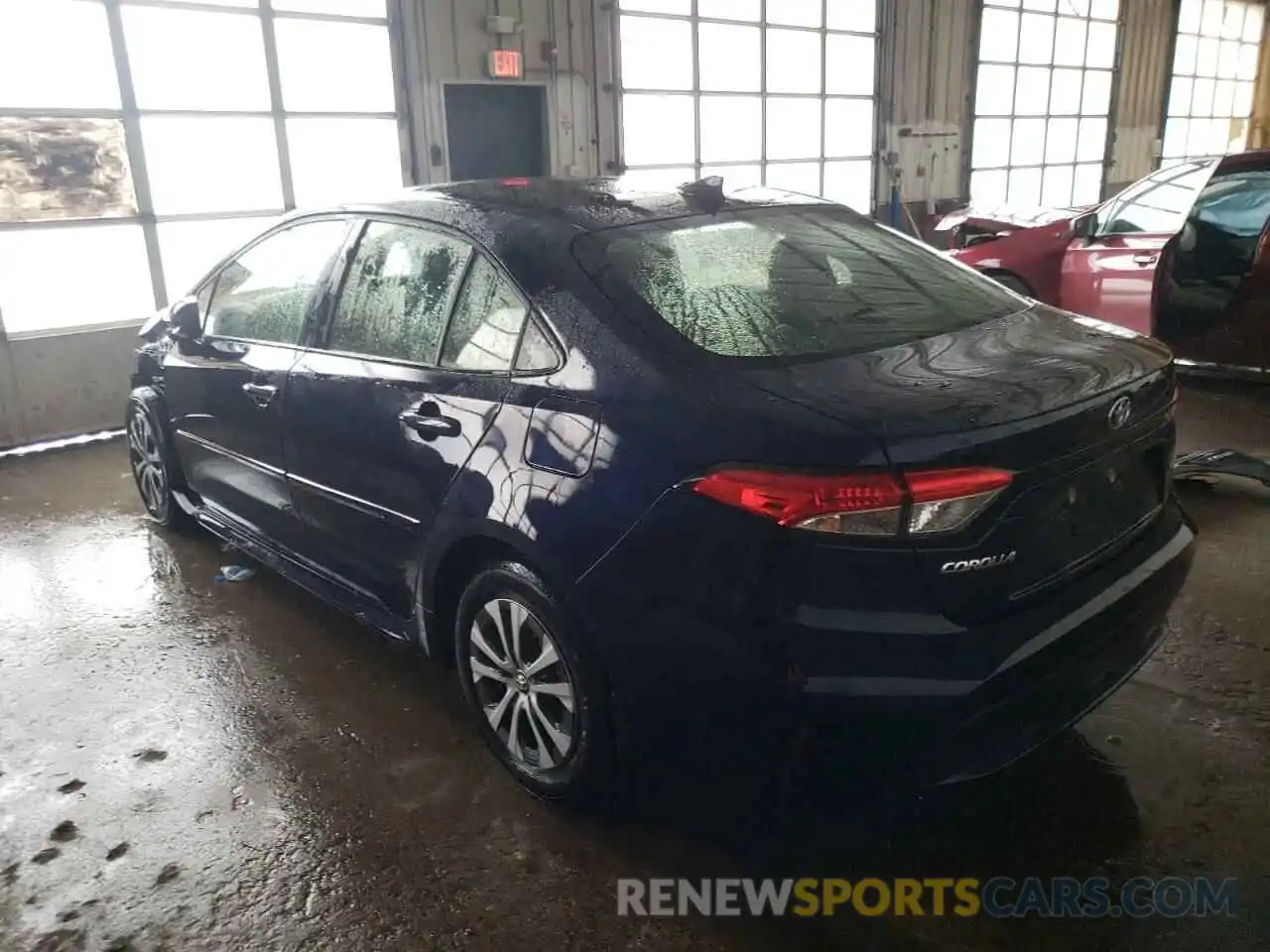 3 Photograph of a damaged car JTDEAMDE3MJ021134 TOYOTA COROLLA 2021