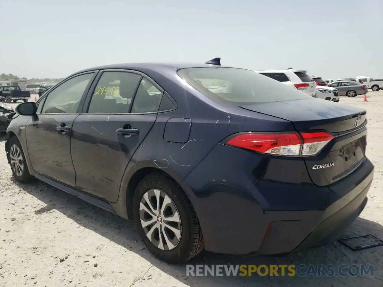 3 Photograph of a damaged car JTDEAMDE3MJ022395 TOYOTA COROLLA 2021