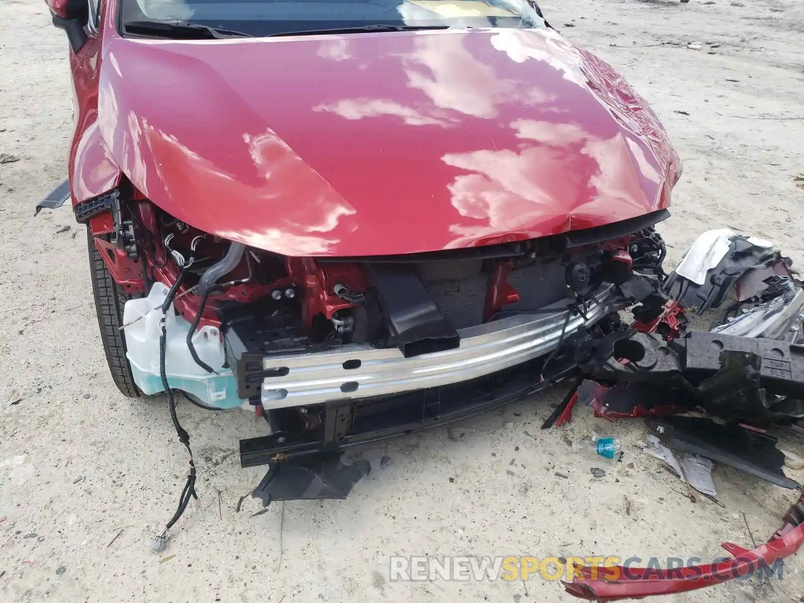 9 Photograph of a damaged car JTDEAMDE3MJ022932 TOYOTA COROLLA 2021