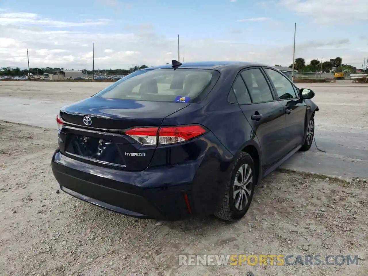 4 Photograph of a damaged car JTDEAMDE3MJ024292 TOYOTA COROLLA 2021