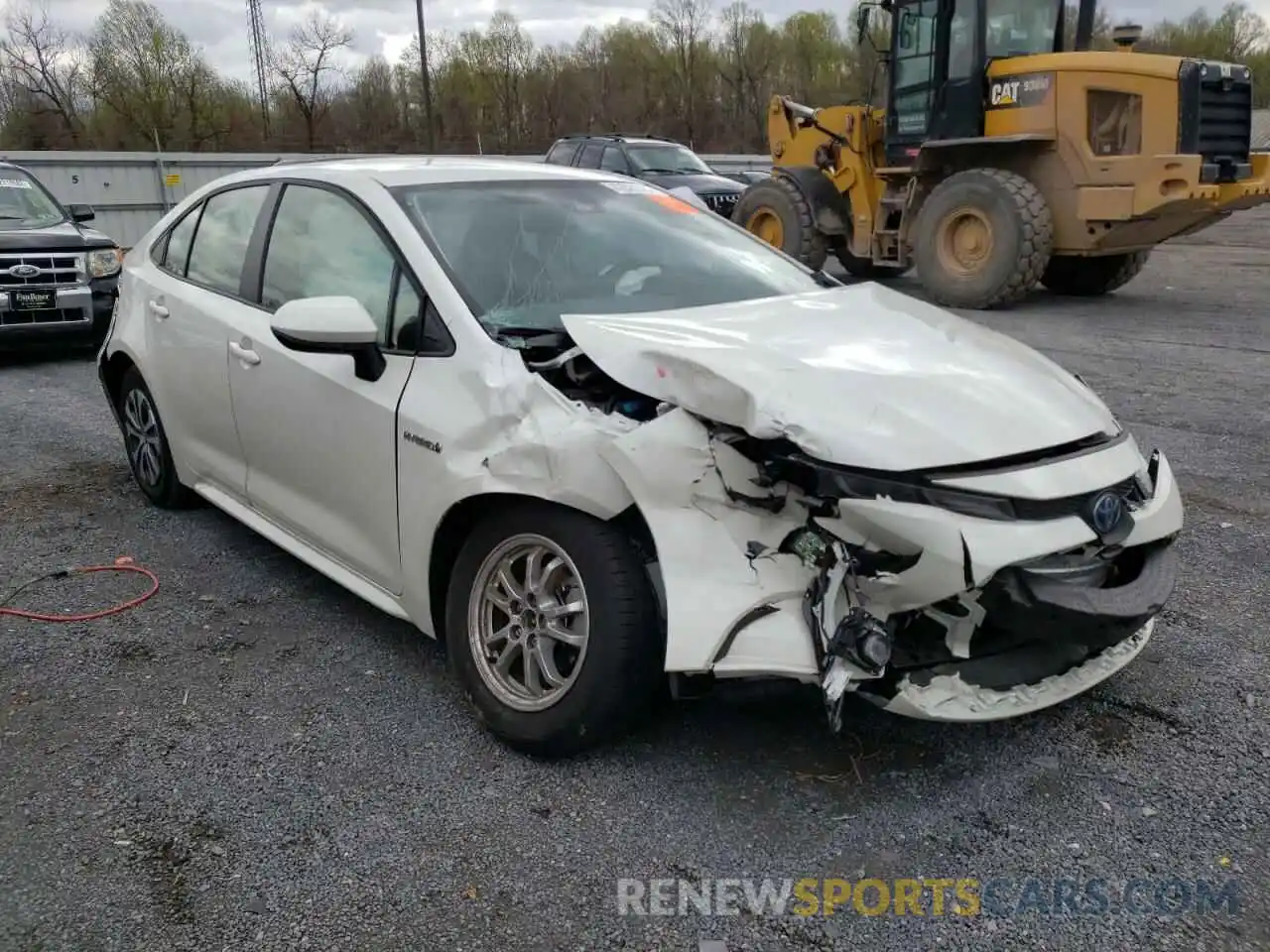 1 Photograph of a damaged car JTDEAMDE3MJ025264 TOYOTA COROLLA 2021