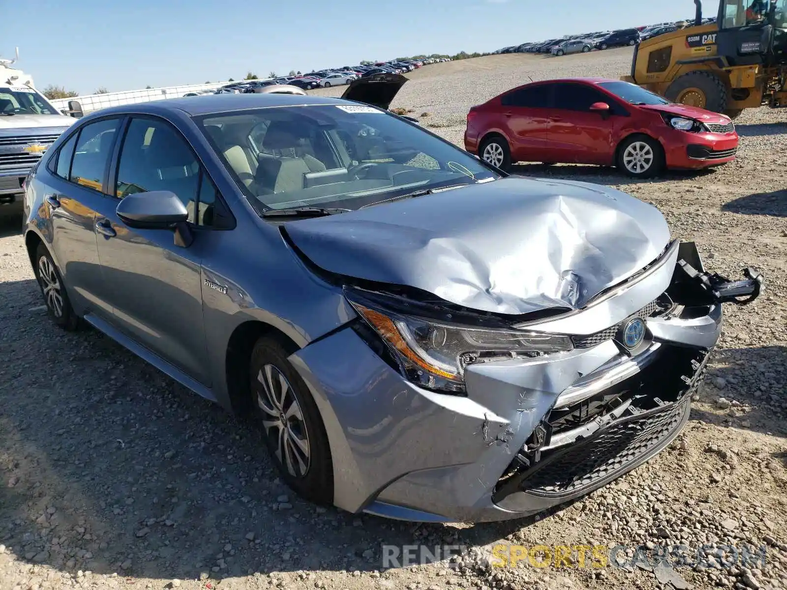 1 Photograph of a damaged car JTDEAMDE3MJ025930 TOYOTA COROLLA 2021