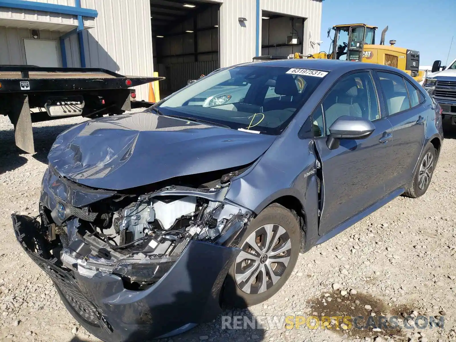 2 Photograph of a damaged car JTDEAMDE3MJ025930 TOYOTA COROLLA 2021