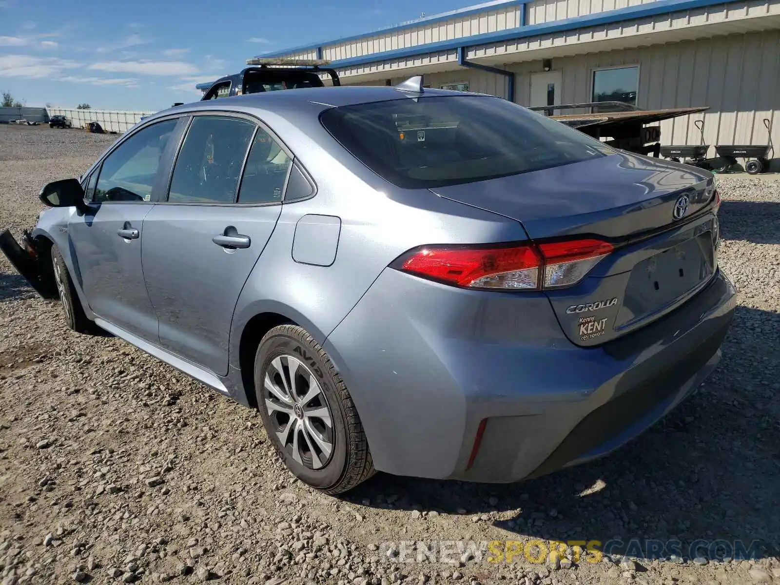 3 Photograph of a damaged car JTDEAMDE3MJ025930 TOYOTA COROLLA 2021