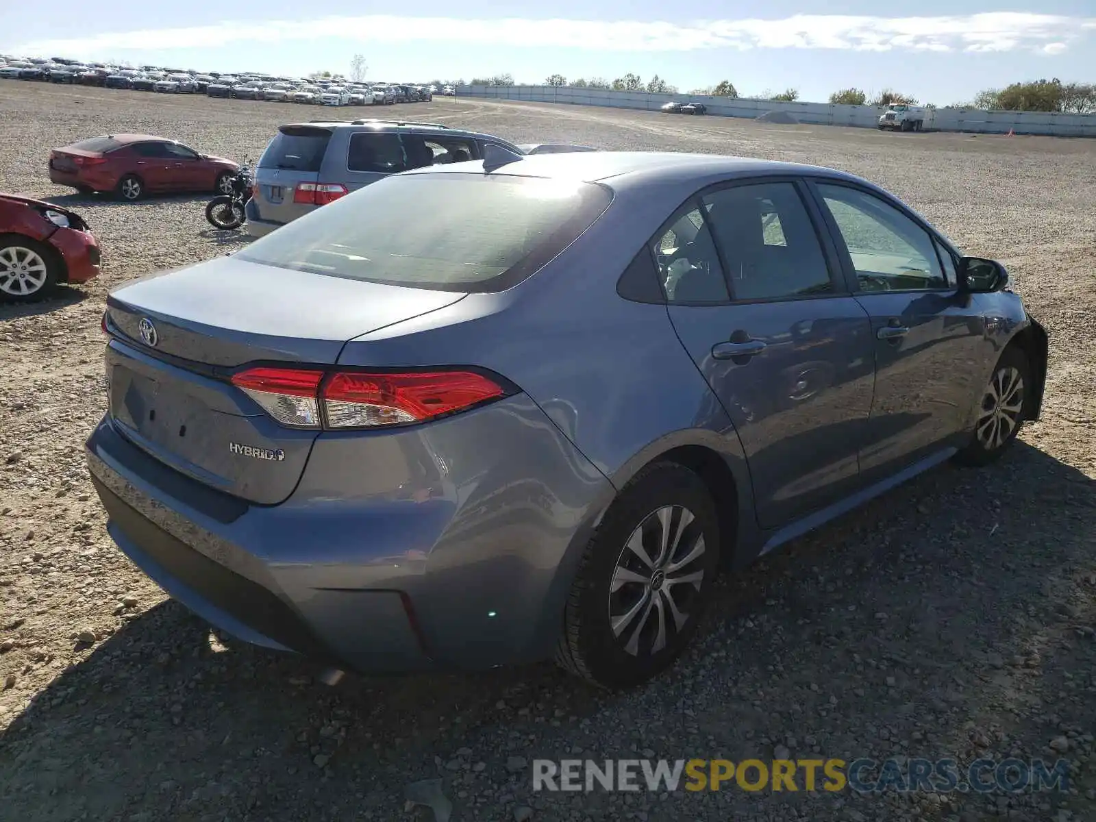 4 Photograph of a damaged car JTDEAMDE3MJ025930 TOYOTA COROLLA 2021