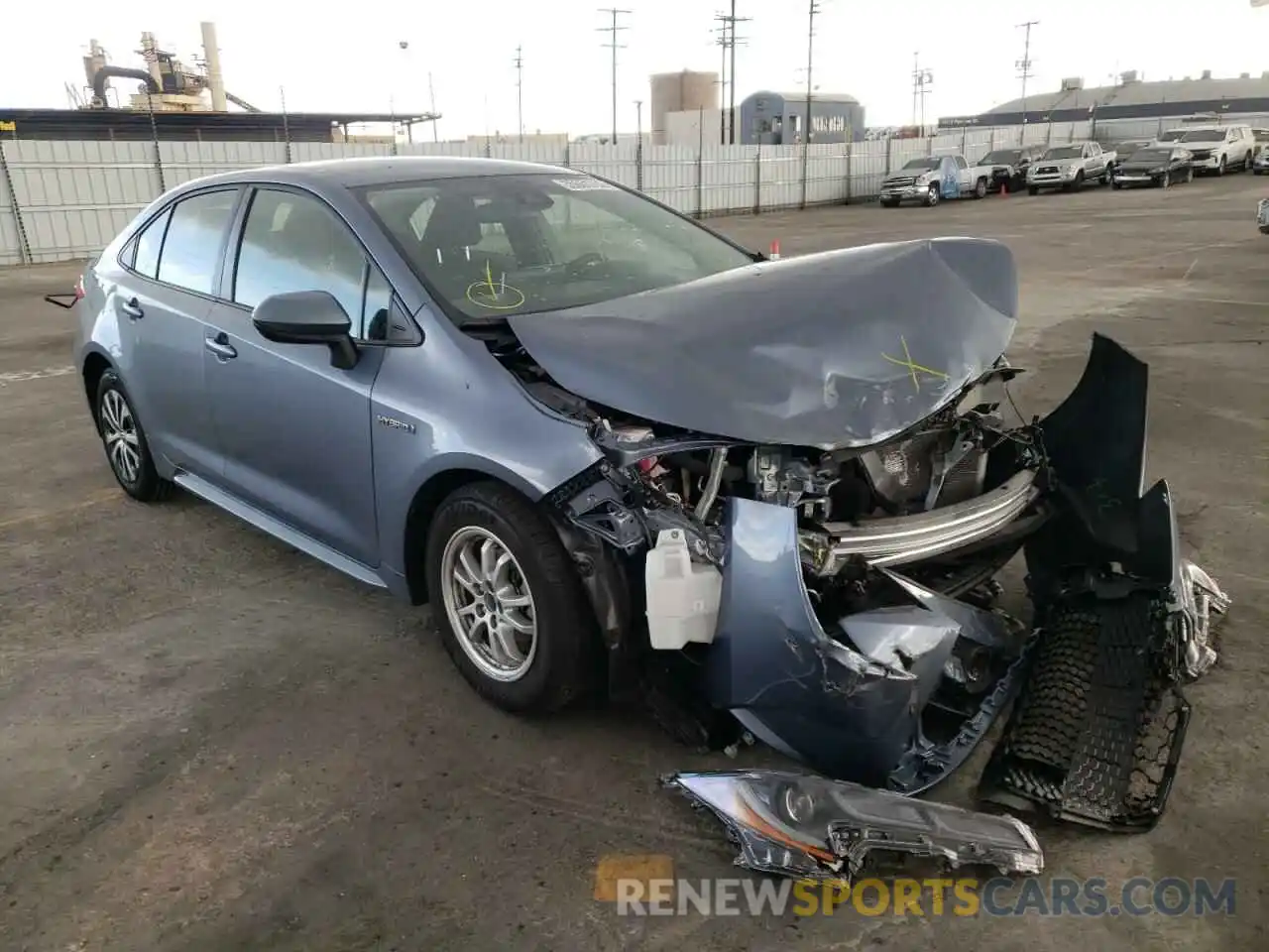 1 Photograph of a damaged car JTDEAMDE3MJ027225 TOYOTA COROLLA 2021