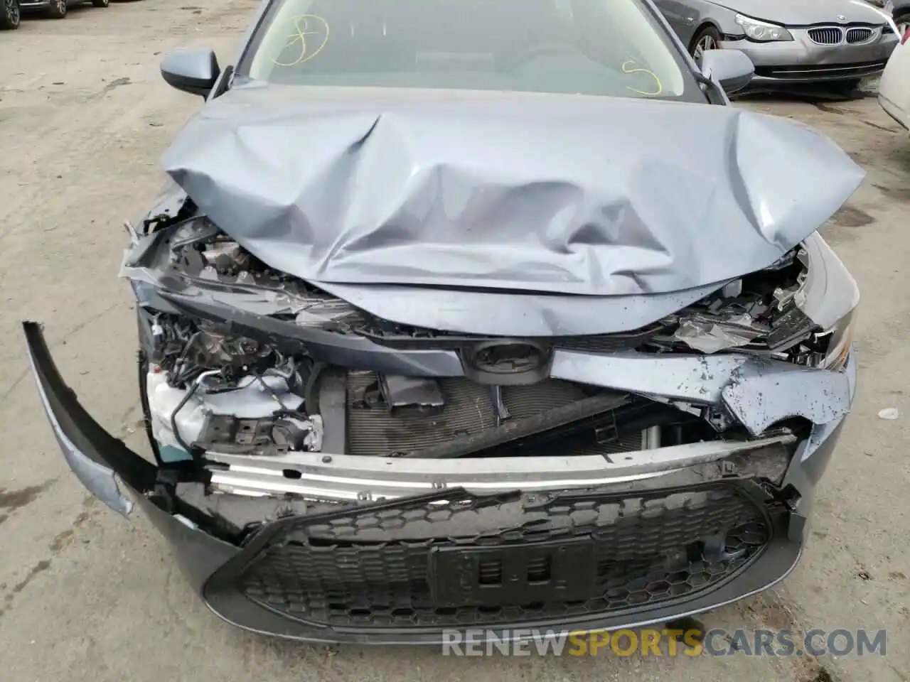 9 Photograph of a damaged car JTDEAMDE3MJ027502 TOYOTA COROLLA 2021