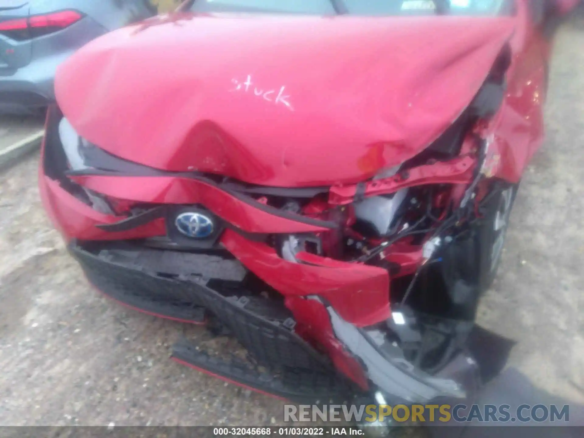 6 Photograph of a damaged car JTDEAMDE3MJ028231 TOYOTA COROLLA 2021