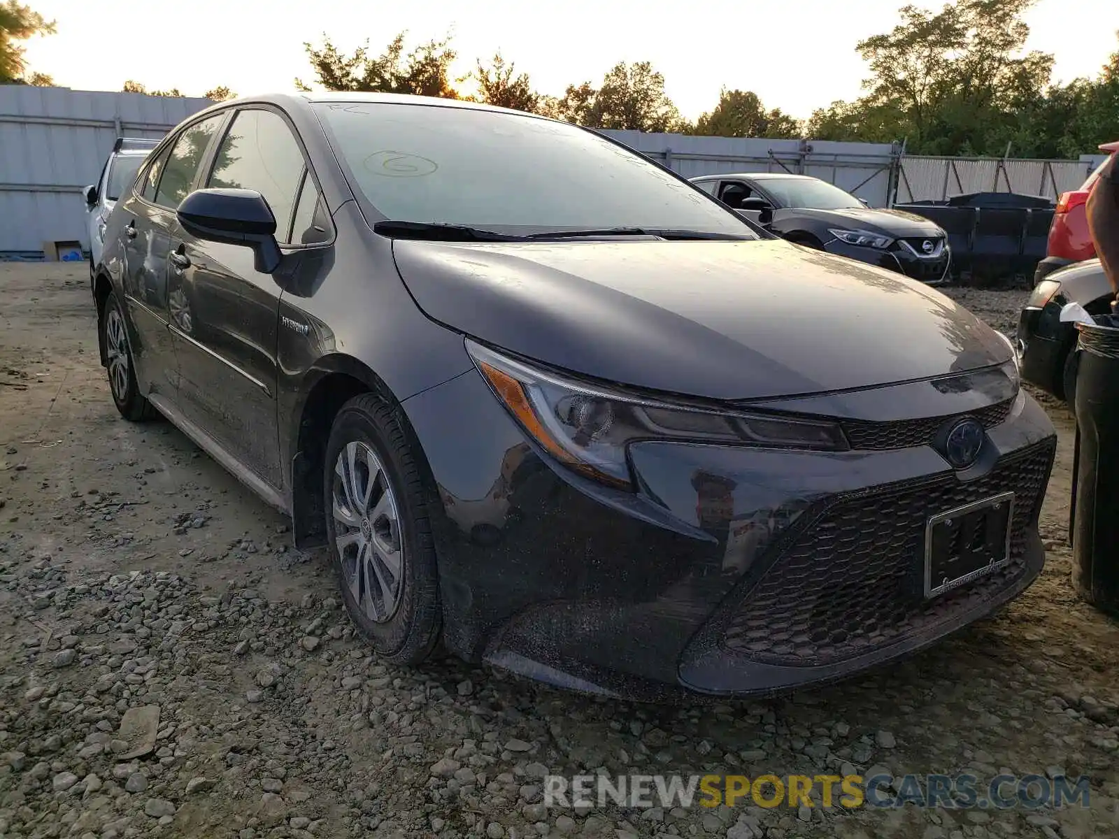 1 Photograph of a damaged car JTDEAMDE3MJ028259 TOYOTA COROLLA 2021