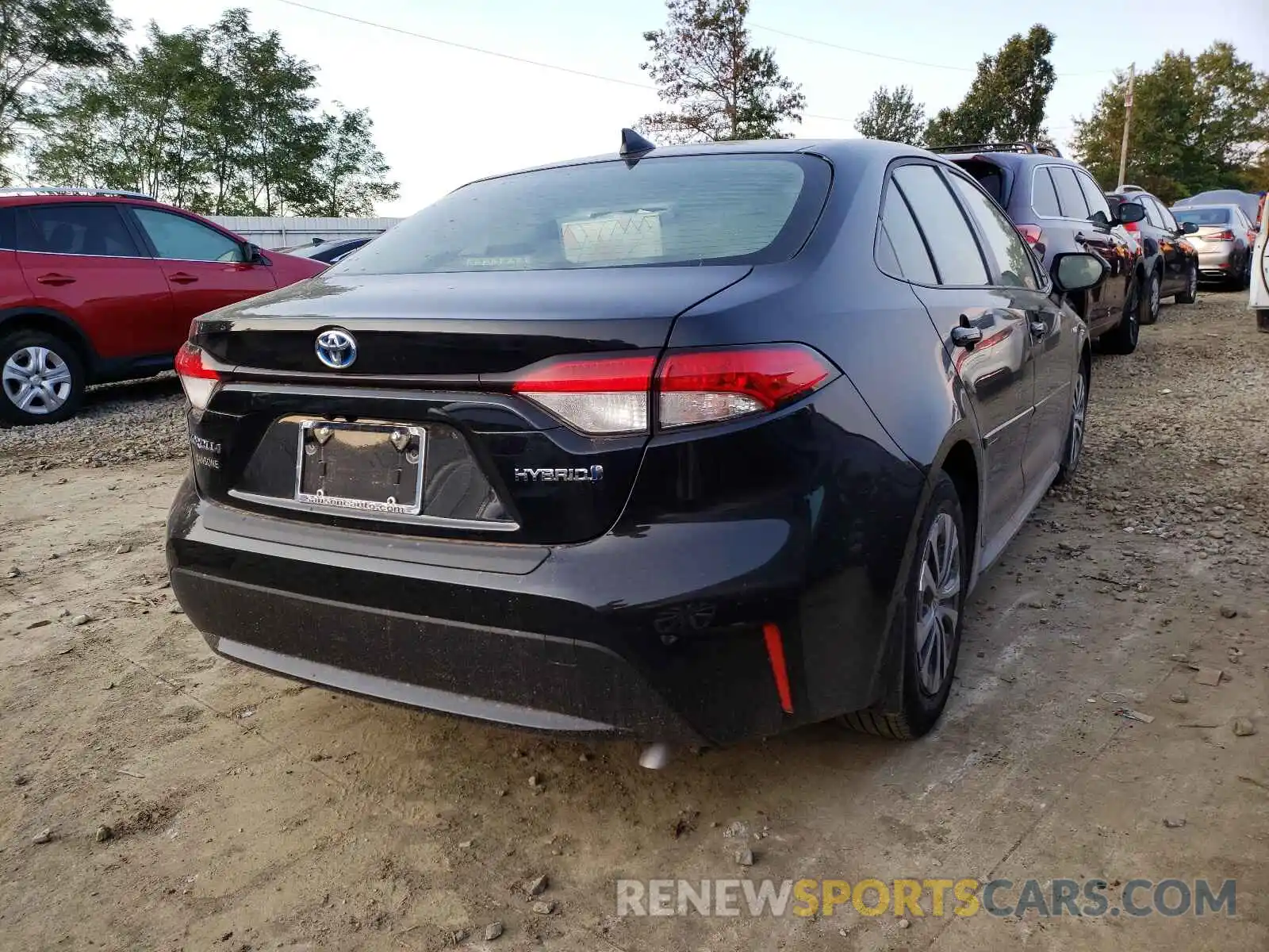 4 Photograph of a damaged car JTDEAMDE3MJ028259 TOYOTA COROLLA 2021