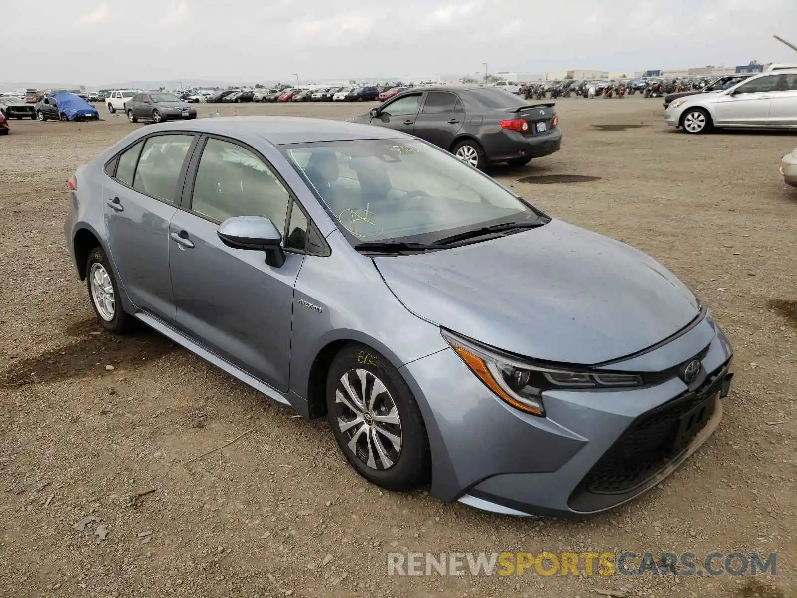 1 Photograph of a damaged car JTDEAMDE3MJ031677 TOYOTA COROLLA 2021