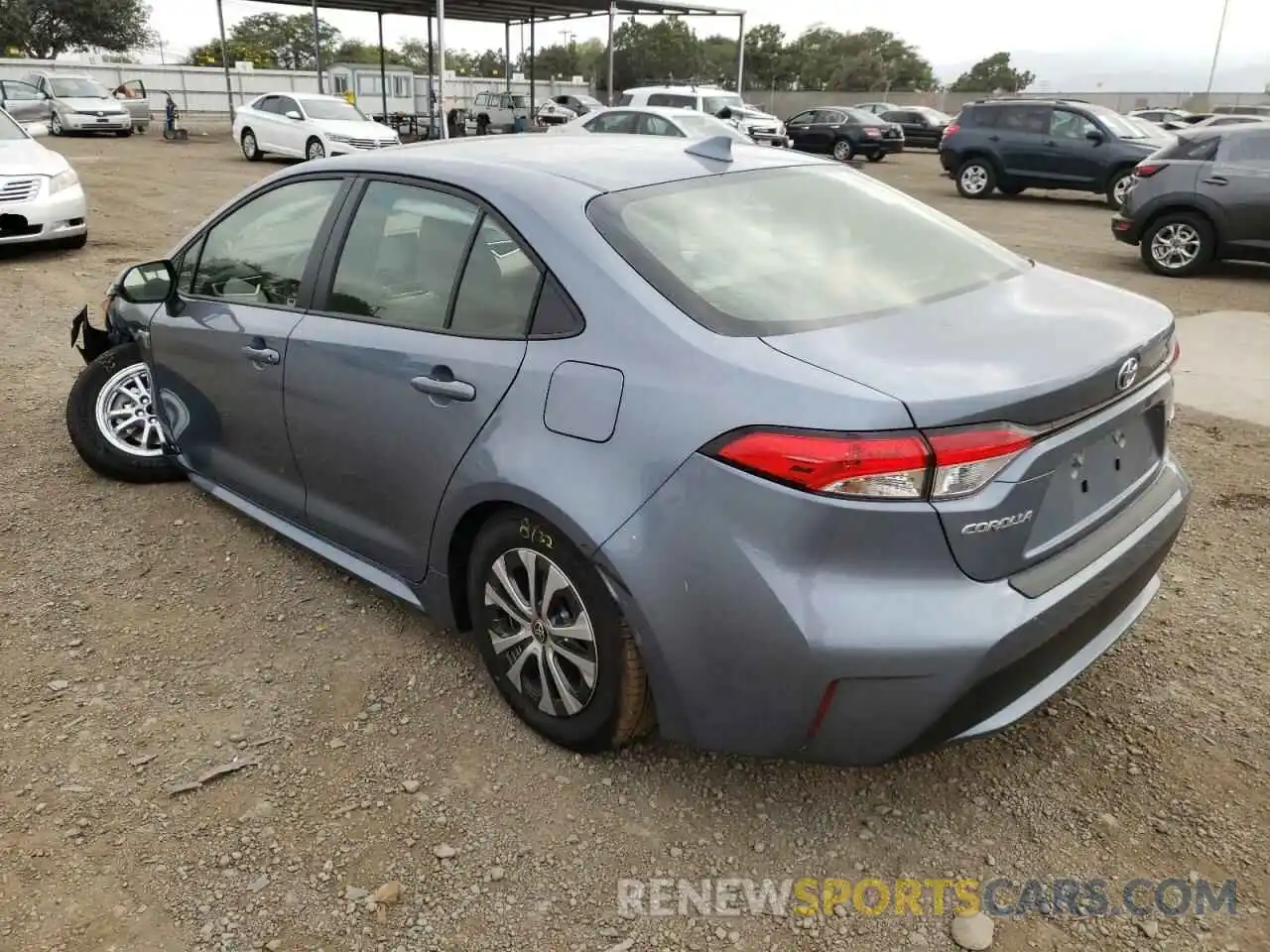 3 Photograph of a damaged car JTDEAMDE3MJ031677 TOYOTA COROLLA 2021