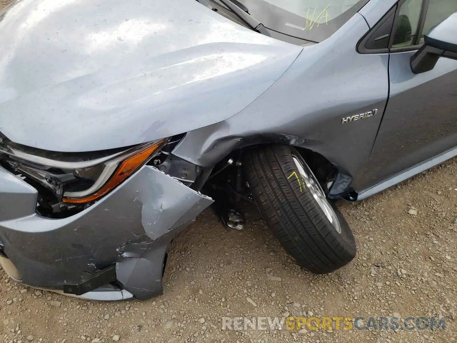 9 Photograph of a damaged car JTDEAMDE3MJ031677 TOYOTA COROLLA 2021