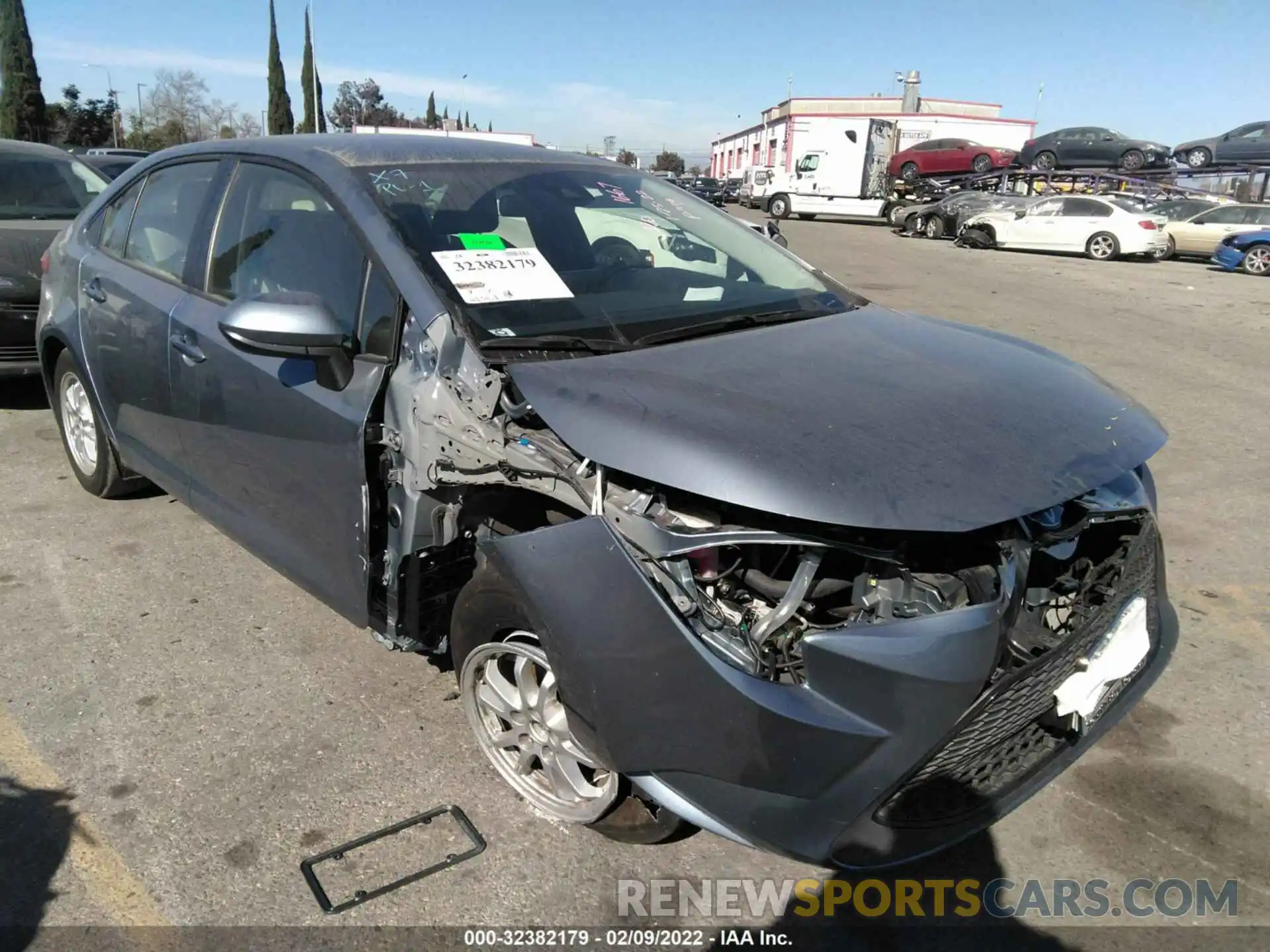 6 Photograph of a damaged car JTDEAMDE3MJ031873 TOYOTA COROLLA 2021