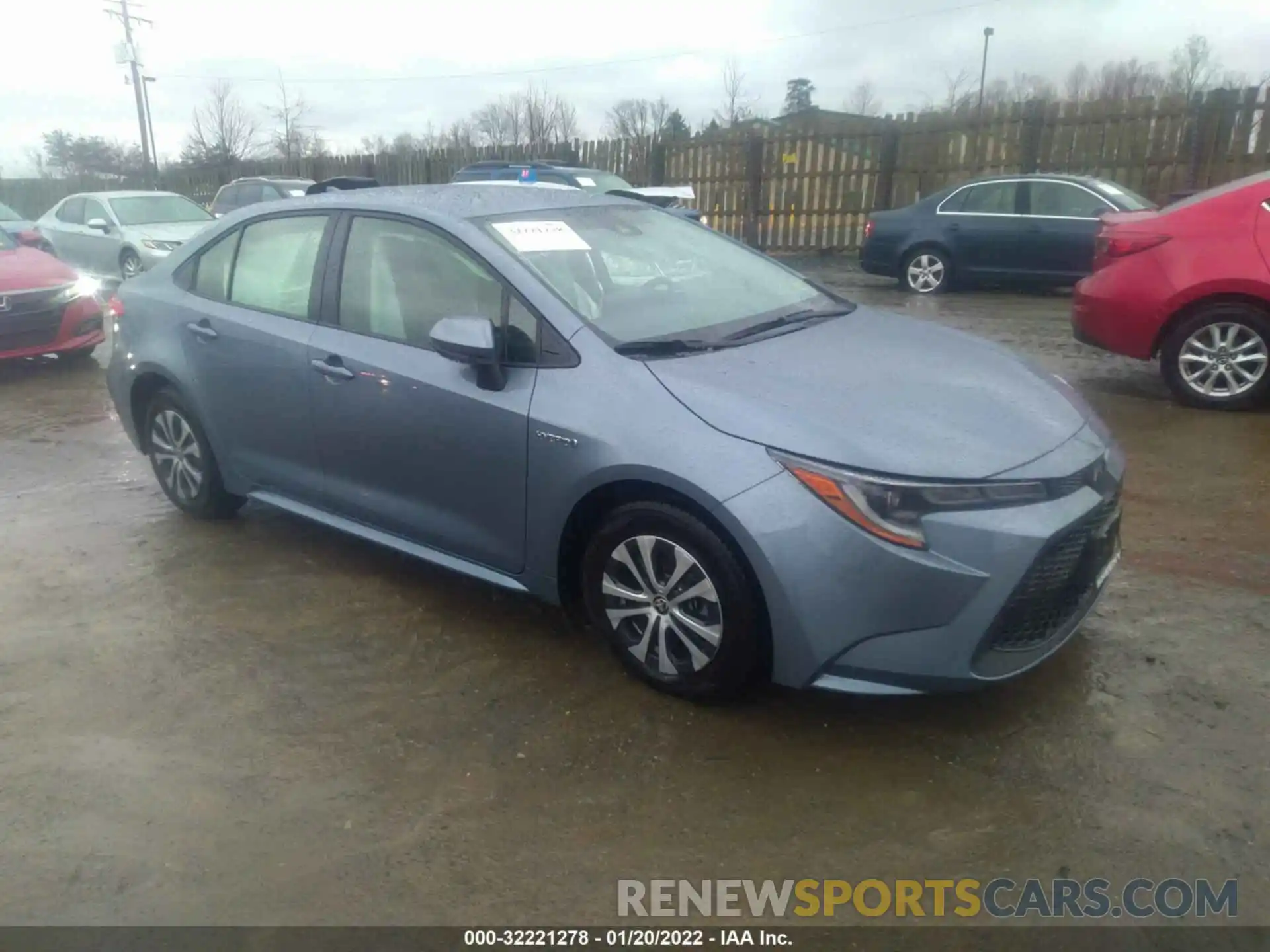 1 Photograph of a damaged car JTDEAMDE3MJ031887 TOYOTA COROLLA 2021